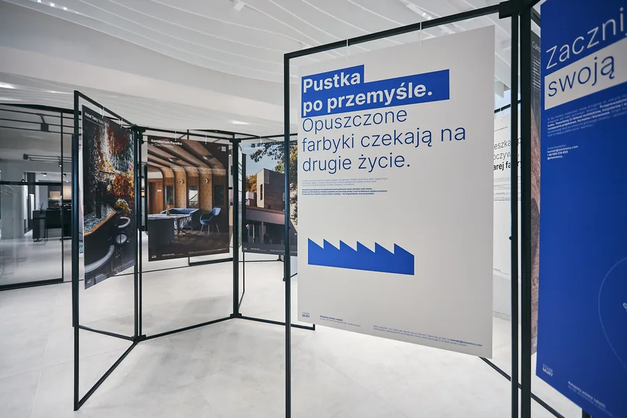 Plansze wystawy: Pustka po przemyśle